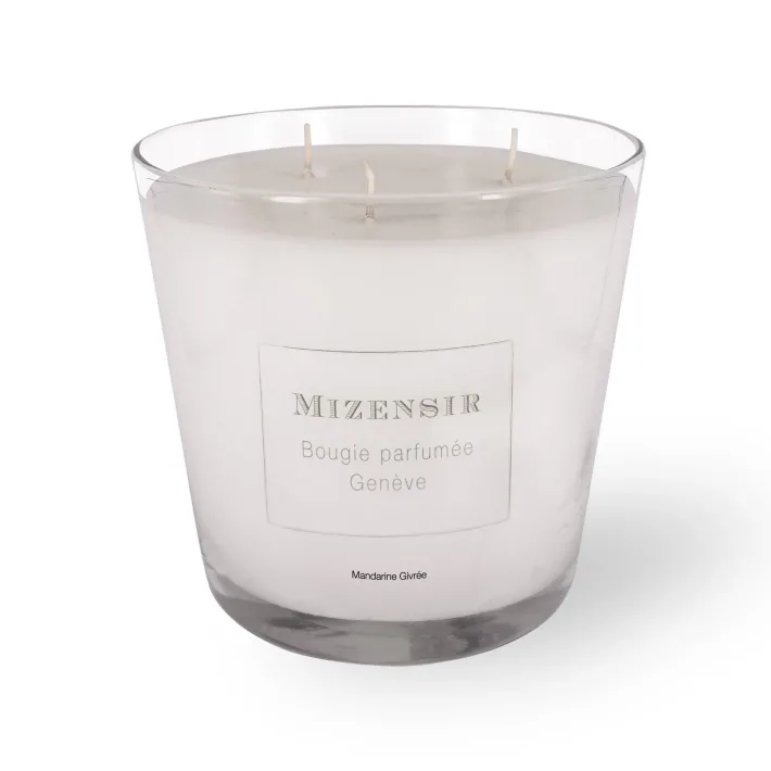 Grandes Bougies Parfumées^Mizensir Parfums Mandarine Givrée | Large scented candle