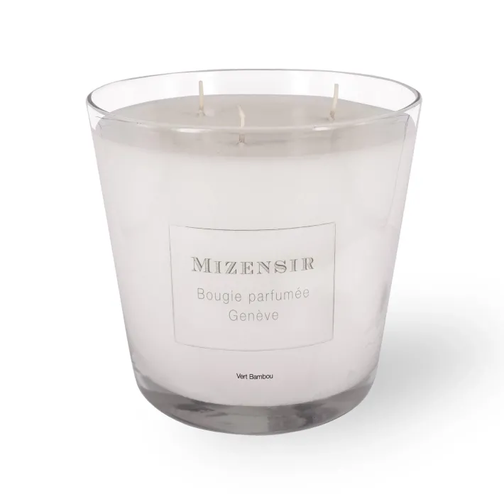 Grandes Bougies Parfumées^Mizensir Parfums Vert Bambou | Large scented candle